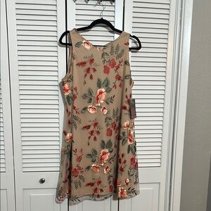 Floral Embroidered Sleeveless Dress